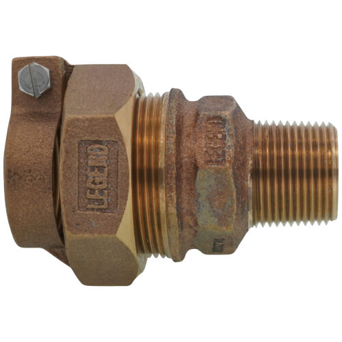 Main product image of 1-1/4" x 1" Pack Joint (CTS) x MNPT Coupling - T-4300NL (No Lead Bronze)