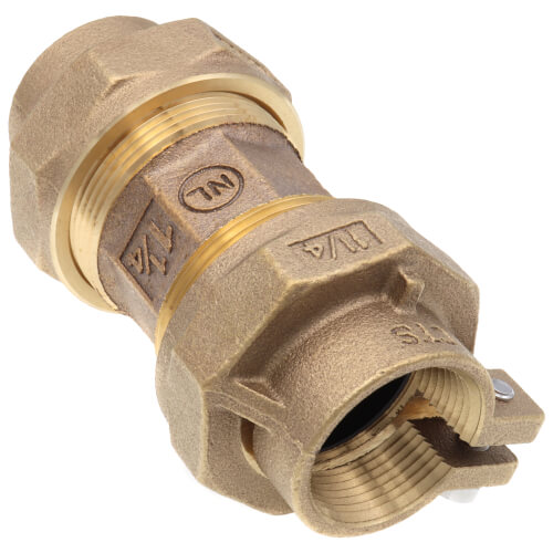 1-1/4" Pack Joint (CTS) Union - T-4301NL (No Lead Bronze)