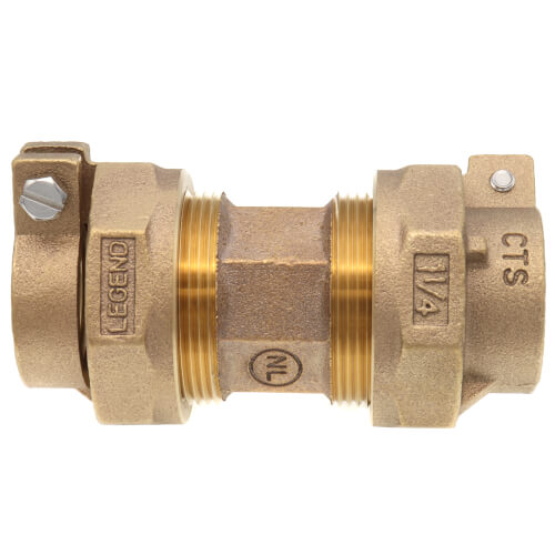 1-1/4" Pack Joint (CTS) Union - T-4301NL (No Lead Bronze)