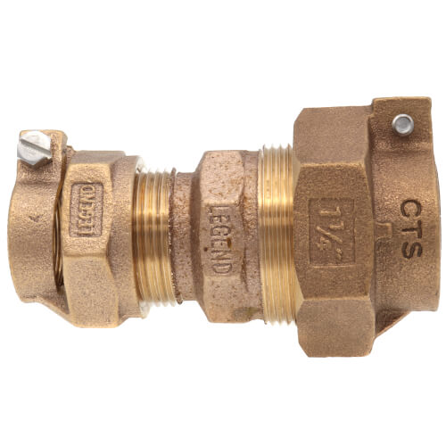 Main product image of 1-1/4" x 1" Pack Joint (CTS) Union - T-4301NL (No Lead Bronze)