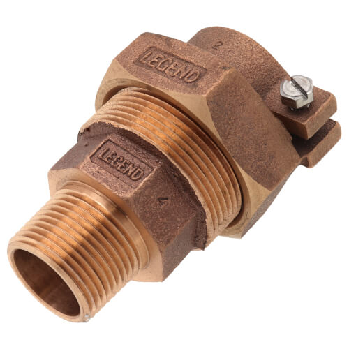 Main product image of 1" PE Pipe (IPS) x MNPT Coupling - T-4320NL (No Lead Bronze)
