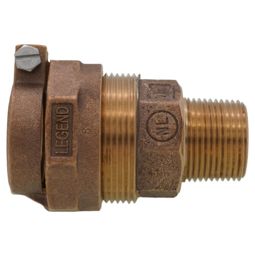 Main product image of 1" PE Pipe (Pack Joint) x MNPT Coupling - T-4320NL (No Lead Bronze)