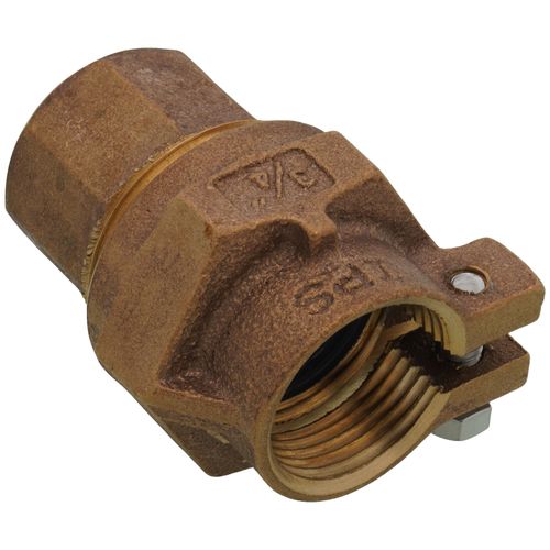 Main product image of 3/4" Pack Joint PE Pipe (IPS) x FNPT Coupling - T-4326NL (No Lead Bronze)