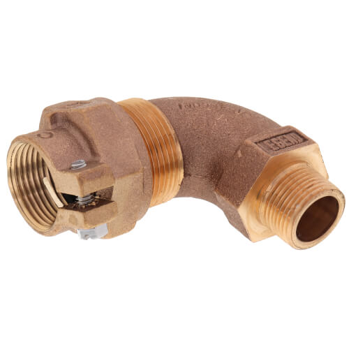 Main product image of 1" x 3/4" Pack Joint (CTS) x MNPT 1/4 Bend - T-4410NL (No Lead Bronze)