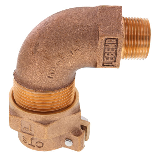 Main product image of 1" x 3/4" Pack Joint (CTS) x MNPT 1/4 Bend - T-4410NL (No Lead Bronze)