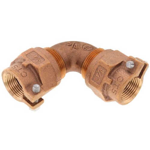 Main product image of 3/4" Pack Joint (CTS) 1/4 Bend - T-4411NL (No Lead Bronze)