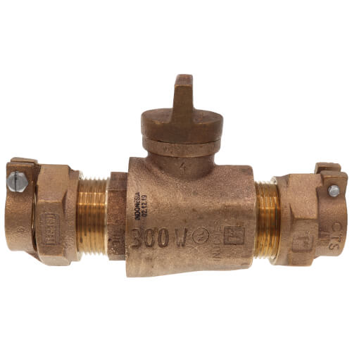 314215NL Legend Valve 314215NL 1" Pack Joint (CTS) x Pack Joint