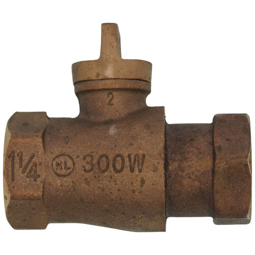Main product image of 1-1/4" FNPT x FNPT Curb Stop T-5500NL (No Lead Bronze)