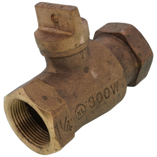 Main product image of 1-1/4" FNPT x FNPT Curb Stop T-5500NL (No Lead Bronze)