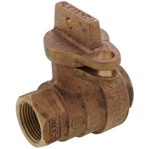 314264NL Legend Valve 314264NL 3/4" FNPT x FNPT Lock Wing Curb