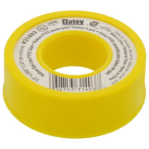 Main product image of 1/2" x 260" PTFE Yellow Thread Seal Tape Dispenser Pack