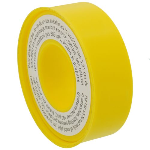Main product image of 1/2" x 260" PTFE Yellow Thread Seal Tape Dispenser Pack