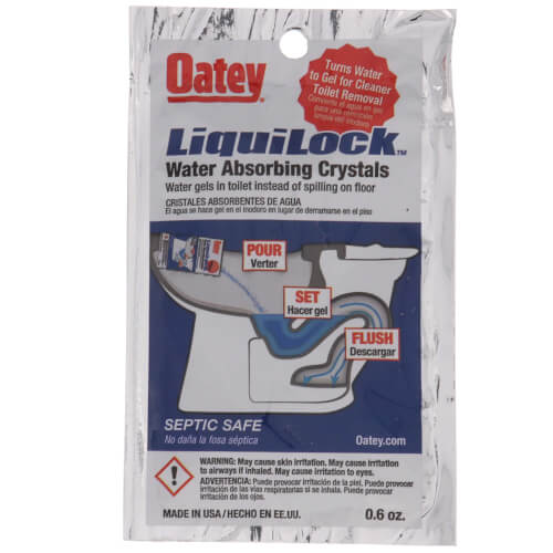 LiquiLock Gel Toilet Water Solidifier