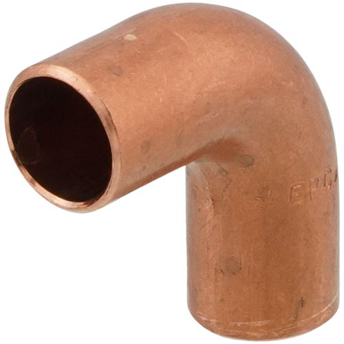 Main product image of 3/8" Copper 90-Degree Short Radius Elbow (FTG x FTG)