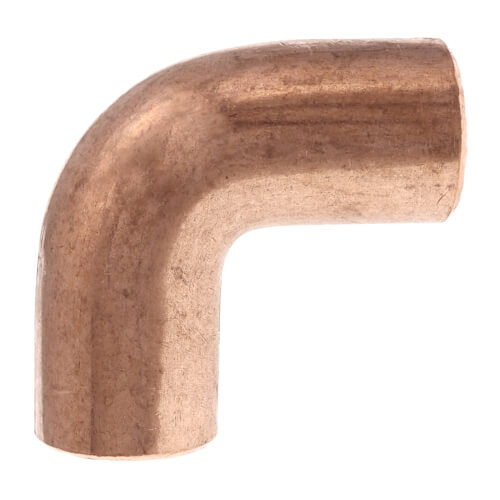 Main product image of 1/2" Copper 90-Degree Short Radius Elbow (FTGxFTG)