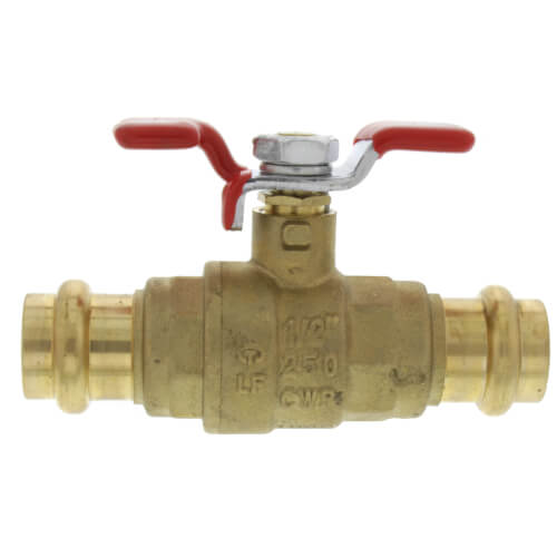 Main product image of 1/2" T-Handle Full Port Press Ball Valve