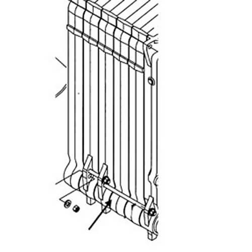 Main product image of Intermediate Section w/ Draw Rod Lugs, 316-700-070