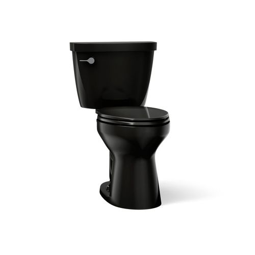 Main product image of Cimarron Two-Piece Elongated Toilet, 1.28 Gpf (Black), K-31621-7