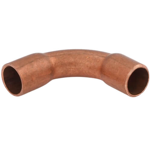 Main product image of 1/8" Copper 90° Long Turn Elbow