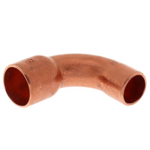 Main product image of 3/8" x 1/4" Copper 90° Long Turn Elbow
