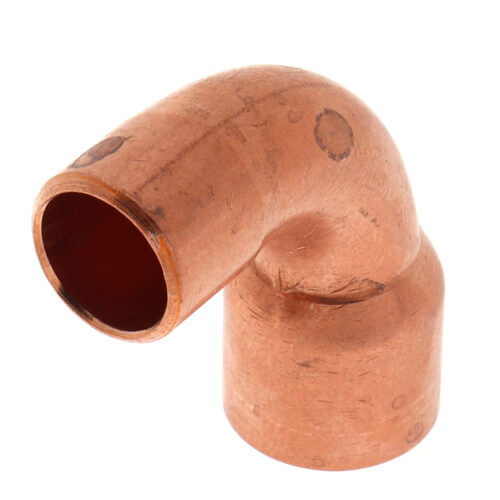 Main product image of 3/8" x 1/4" Copper 90° Long Turn Elbow