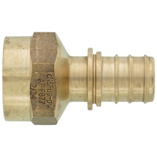 Main product image of 1/2" EVERLOC+ x 1/2" NPT Brass Female Adapter (Lead Free)