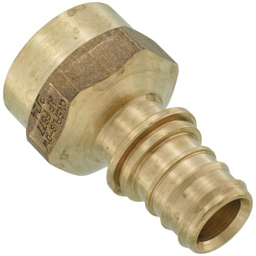Main product image of 1/2" EVERLOC+ x 1/2" NPT Brass Female Adapter (Lead Free)