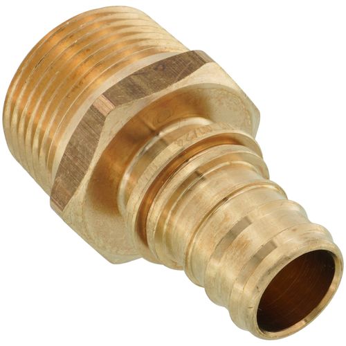 Main product image of 3/4" EVERLOC+ x 1" NPT Brass Male Adapter (Lead Free)