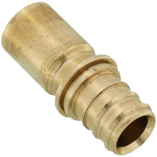 Main product image of 1/2" EVERLOC+ x 1/2" Sweat Copper Male or 3/8" Female Pipe Brass Adapter (Lead Free)