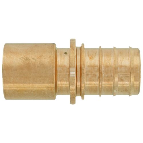 Main product image of 1" EVERLOC+ x 1" Male Sweat Copper Pipe Brass Adapter (Lead Free)