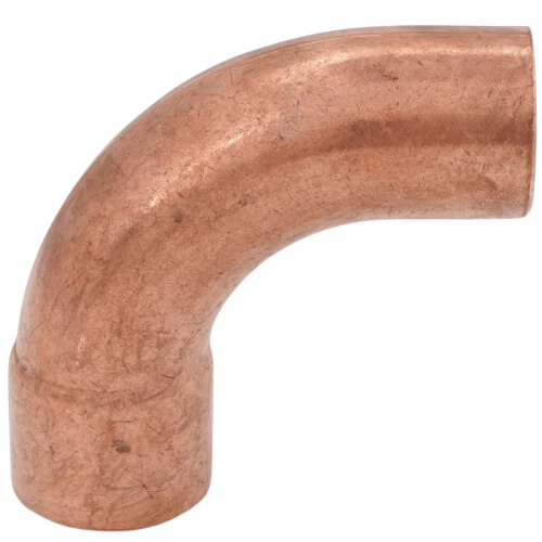 Main product image of 1-1/4" FTG x Copper 90° Long Turn Street Elbow
