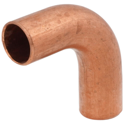 Main product image of 3/8" Copper 90-Degree Long Turn Elbow (FTG x FTG)