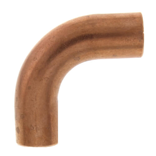 Main product image of 1/2" Copper 90° Long Turn Elbow (FTGxFTG)