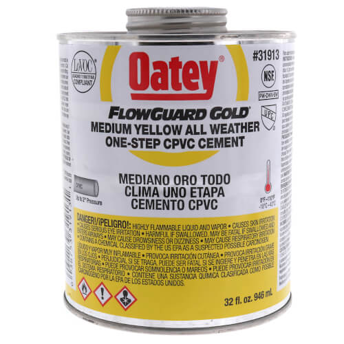 31913 Oatey 31913 32 Oz. CPVC FlowGuard Gold 1Step All Weather