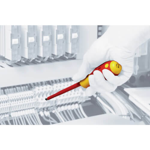 Main product image of 19 Piece Insulated SoftFinish Screwdriver and Cat III Voltage Detector Set with Toolbox Tray