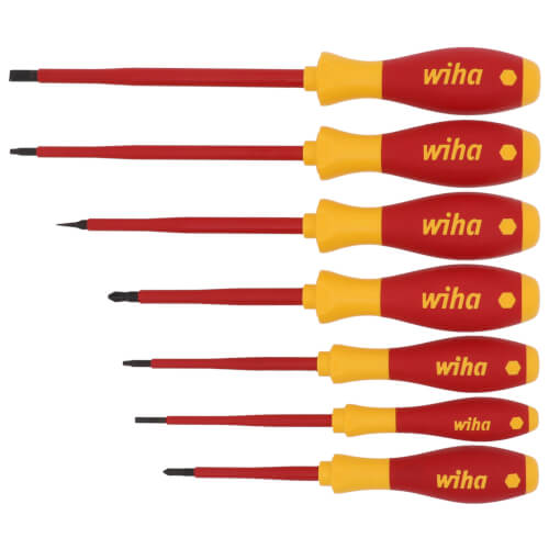 Main product image of 7-Piece Insulated Slotted, Phillips & Square Tip Screwdriver Set