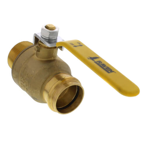 Main product image of 1-1/4" Press X 1-1/4" MIP Full Port Ball Valve (Lead Free)