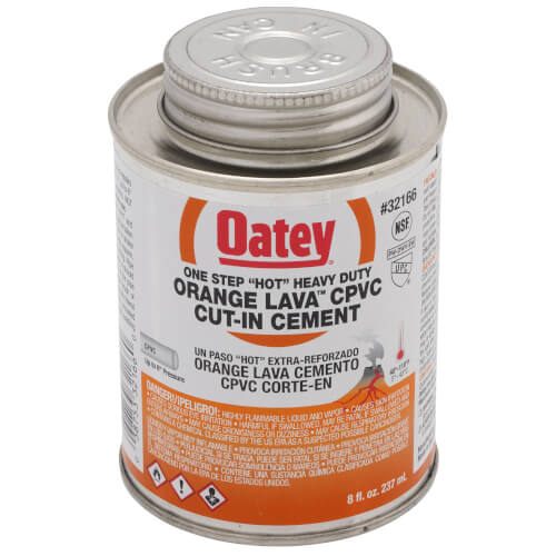 Main product image of 8 Oz. CPVC Heavy Duty Orange Lava Cement