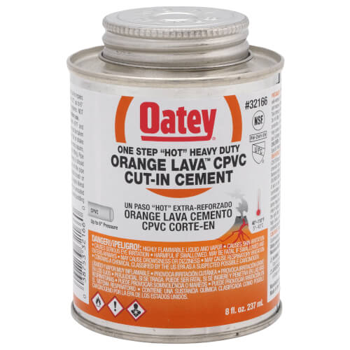 Main product image of 8 Oz. CPVC Heavy Duty Orange Lava Cement