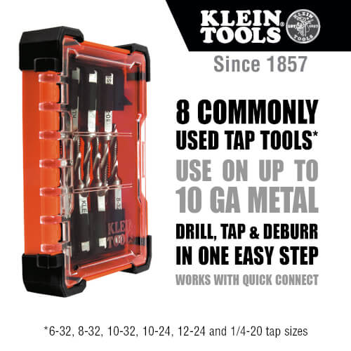32217 Klein Tools 32217 8 Piece Drill Tap Tool Kit
