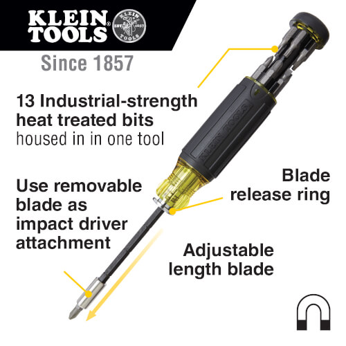 Main product image of 14-in-1 Multi-Bit Adjustable-Length Screwdriver