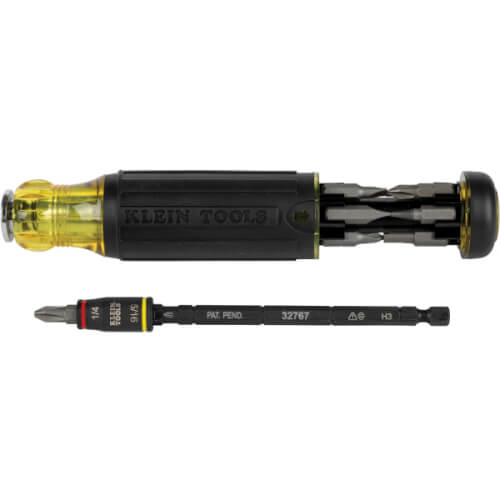 14-in-1 Adjustable-Length Impact Screwdriver with Flip Socket