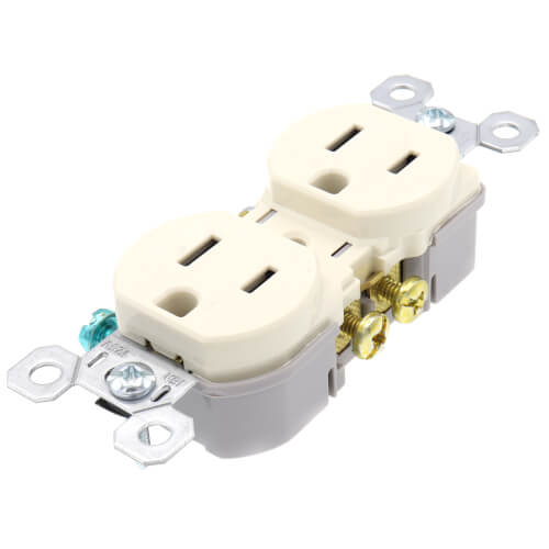 Main product image of Tamper-Resistant Duplex Receptacle, NEMA 5-15R - Brown (15A, 125V)