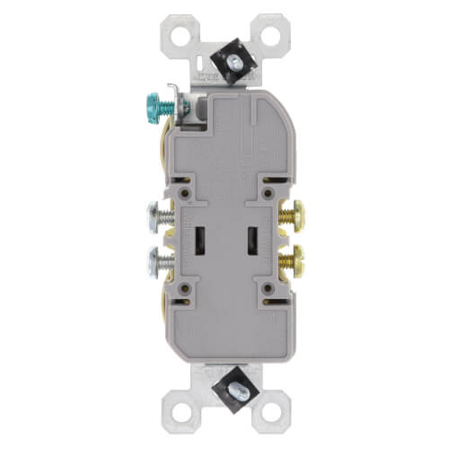 Main product image of Tamper-Resistant Duplex Receptacle, NEMA 5-15R - Ivory (15A, 125V)