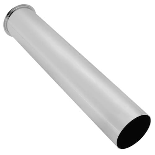 Main product image of 1-1/2" x 8", 22 GA, CP Flanged Tailpiece