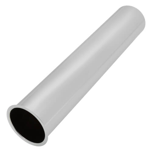 Main product image of 1-1/2" x 8", 22 GA, CP Flanged Tailpiece