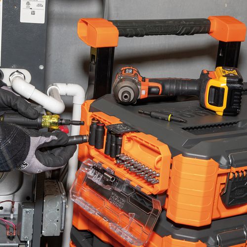 Main product image of KNECT Impact-Rated Screwdriver & Socket Set w/ Case, 41 Piece