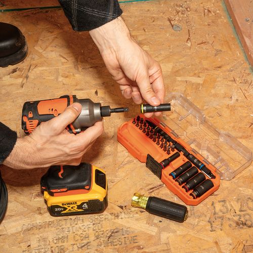 Main product image of KNECT Impact-Rated Screwdriver & Socket Set w/ Case, 41 Piece