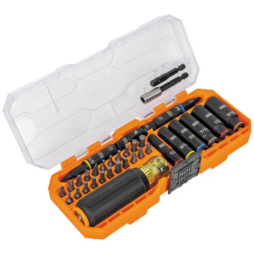 Main product image of KNECT Impact-Rated Screwdriver & Socket Set w/ Case, 41 Piece
