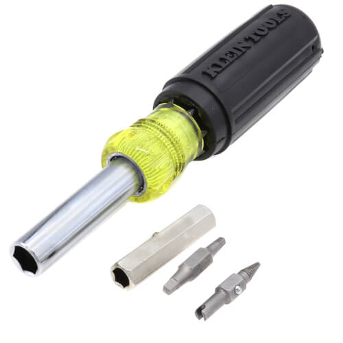32527 Klein Tools 32527 11in1 Screwdriver/Nut Driver w/ Schrader Bit